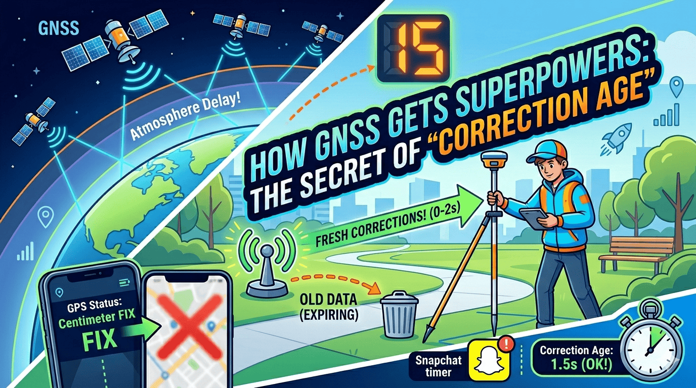 why GNSS correction age matters